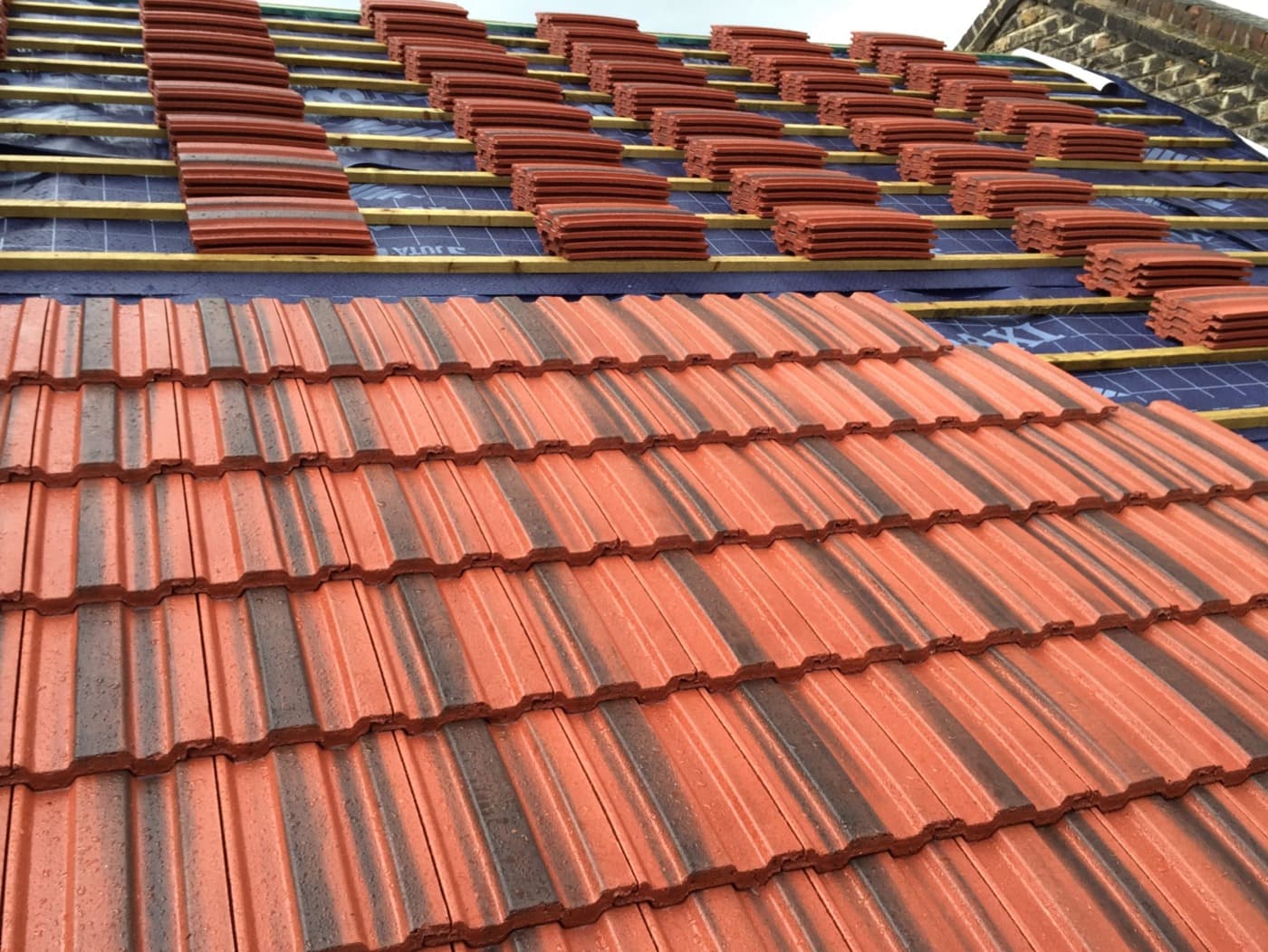 Roofing work by Rated Roofers