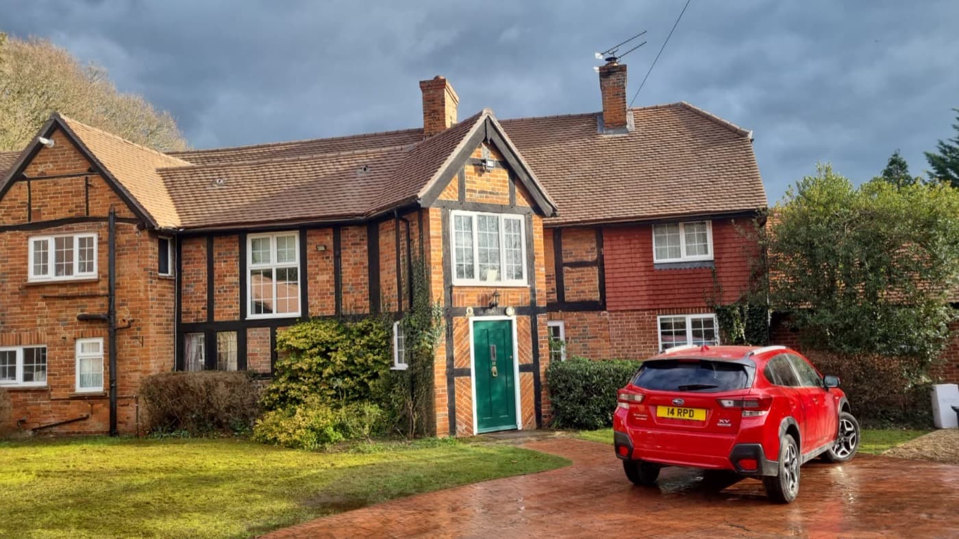 A house in West Sussex after a full re-roof