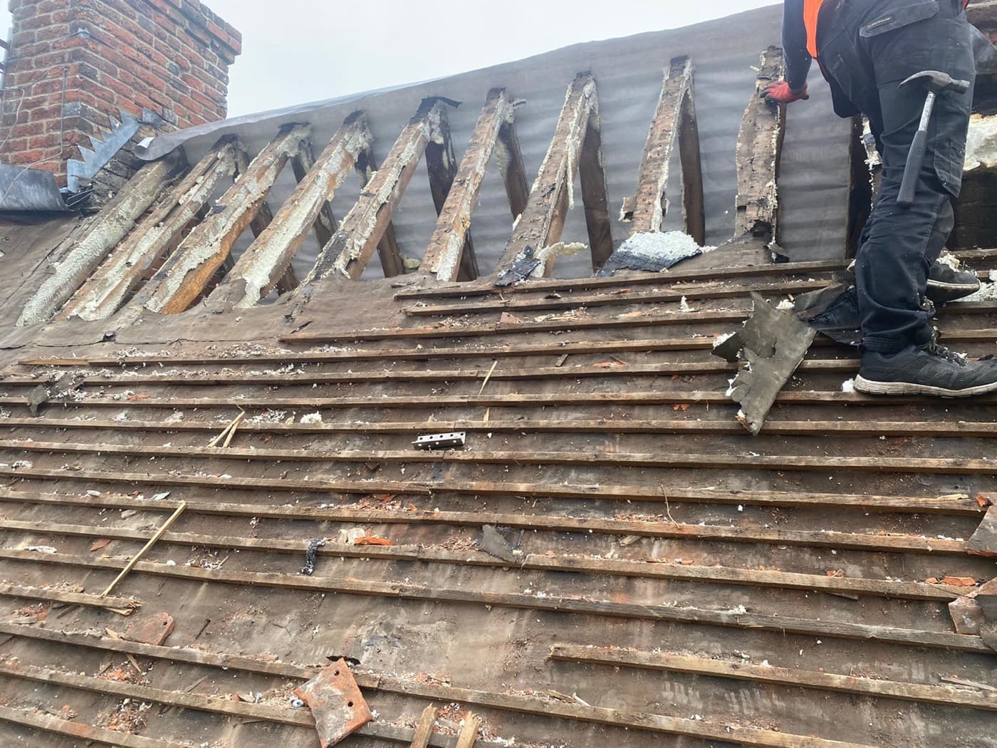 Roofing work by Rated Roofers