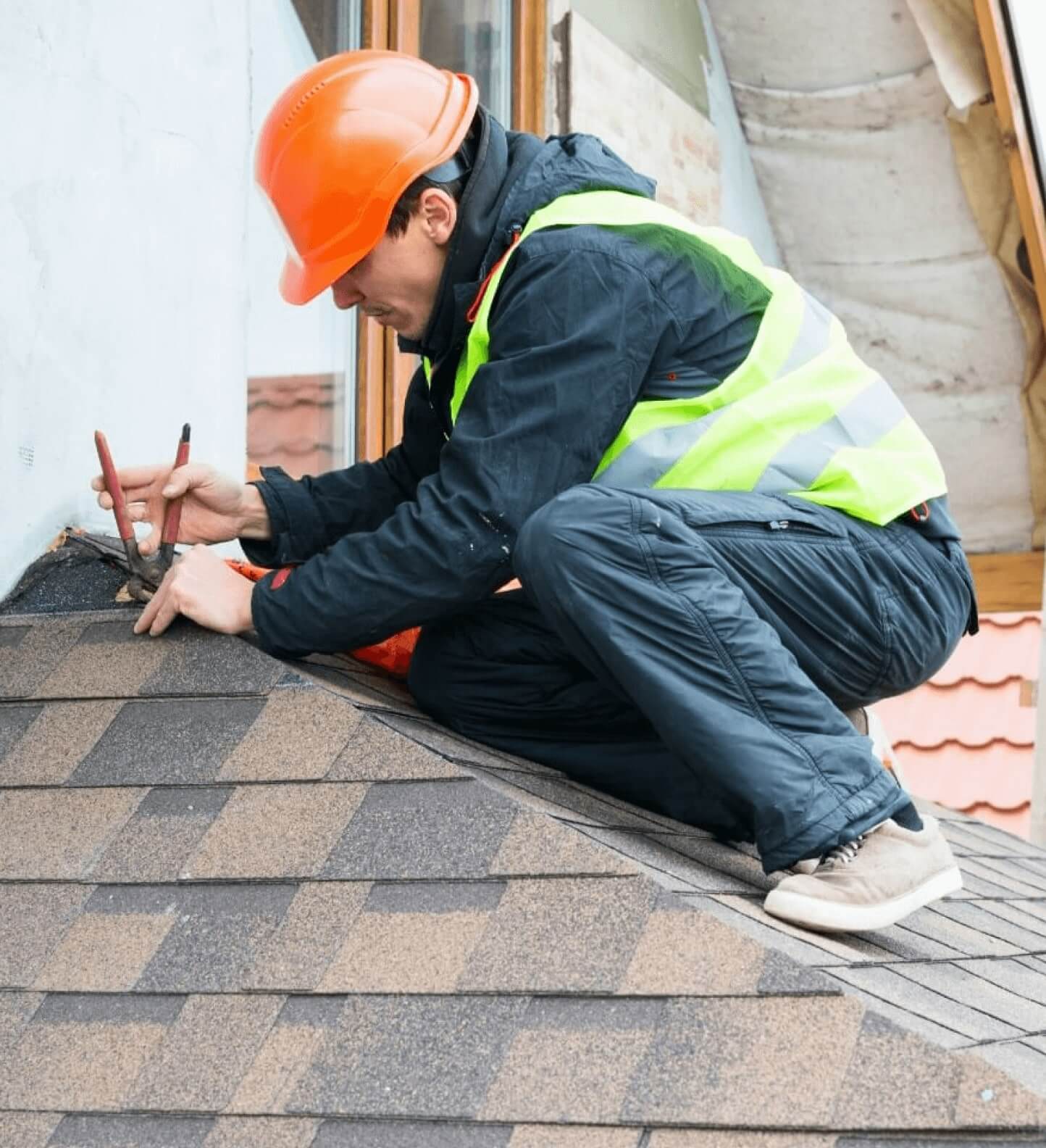 Lead flashing checked